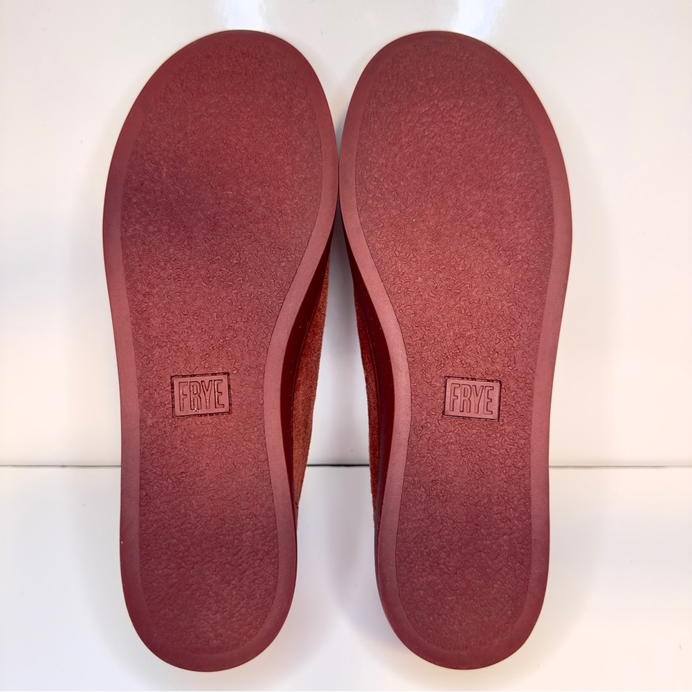 New! Frye Lena Zip Low Sneakers – Women’s Size 8M, Red Suede - Picture 14 of 16